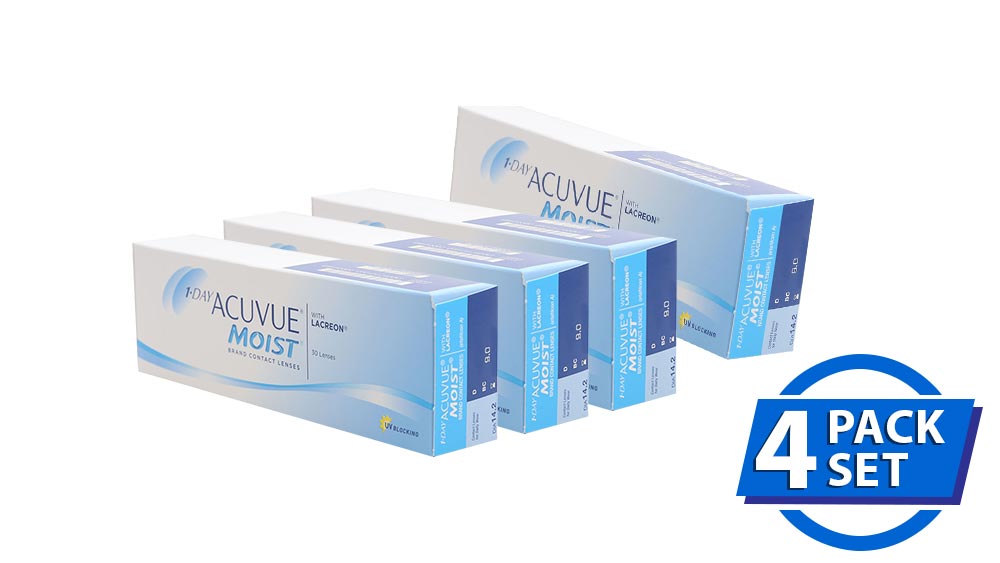 1 Day Acuvue Moist Special Package 4 Box