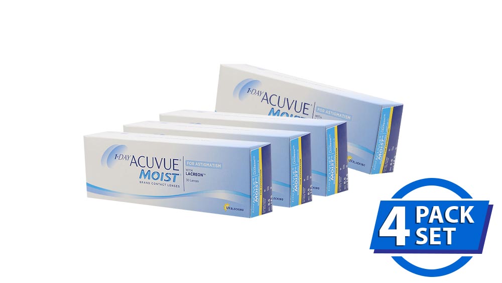 Acuvue Moist ASTIG Special Package 4 Box